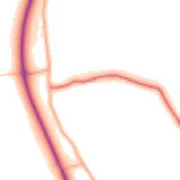 Daytime road noise heatmap for WD3 9XS