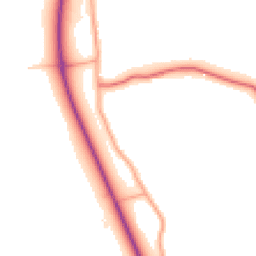 Daytime road noise heatmap for WD3 9XU