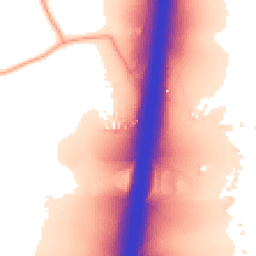 Daytime road noise heatmap for WD3 9XW