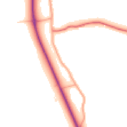 Daytime road noise heatmap for WD3 9XX