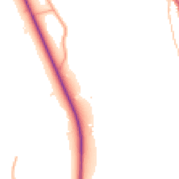 Daytime road noise heatmap for WD3 9YB