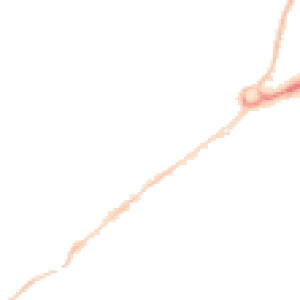 Night-time road noise heatmap for WD6 1BD