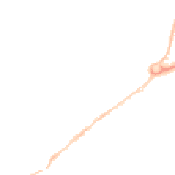Night-time road noise heatmap for WD6 1BE