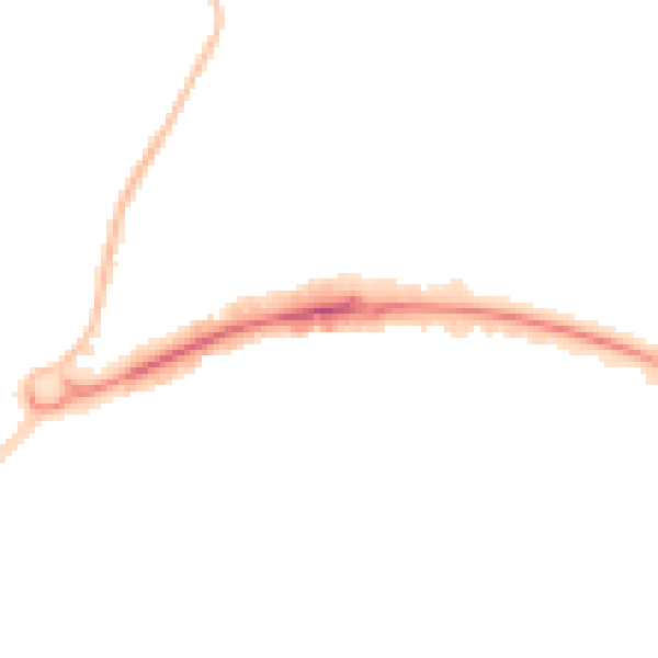 Night-time road noise heatmap for WD6 1BY