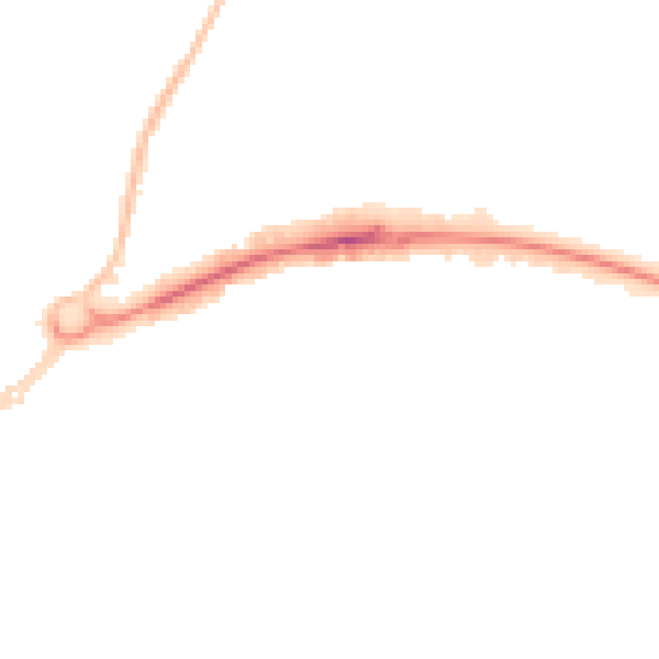 Night-time road noise heatmap for WD6 1HW