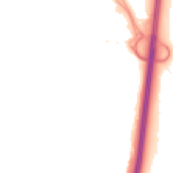 Night-time road noise heatmap for WD6 2RA