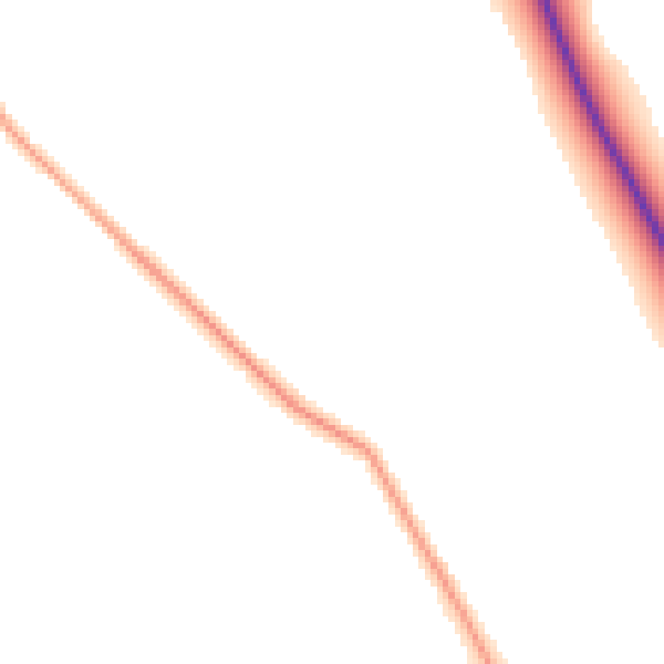 Daytime road noise heatmap for WD6 3AZ
