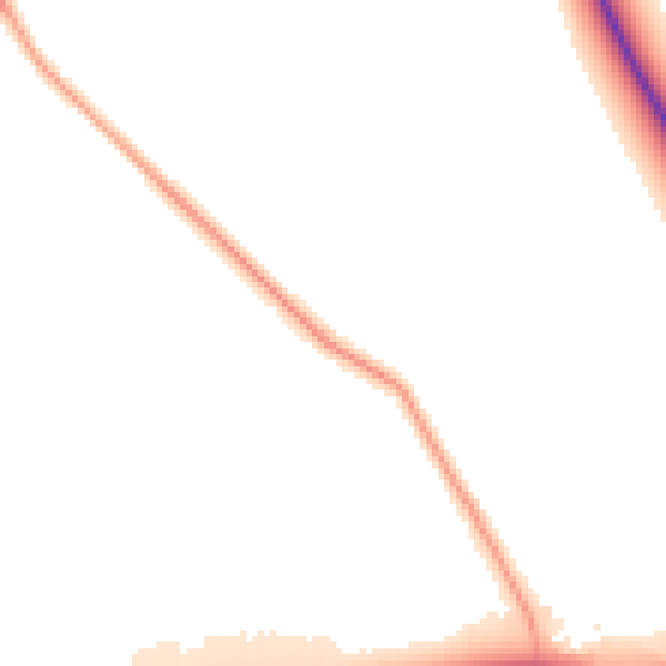 Daytime road noise heatmap for WD6 3BA