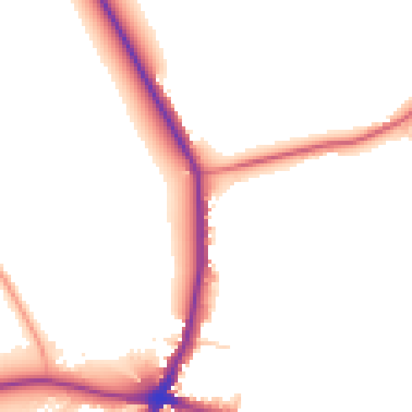 Daytime road noise heatmap for WD6 3EH