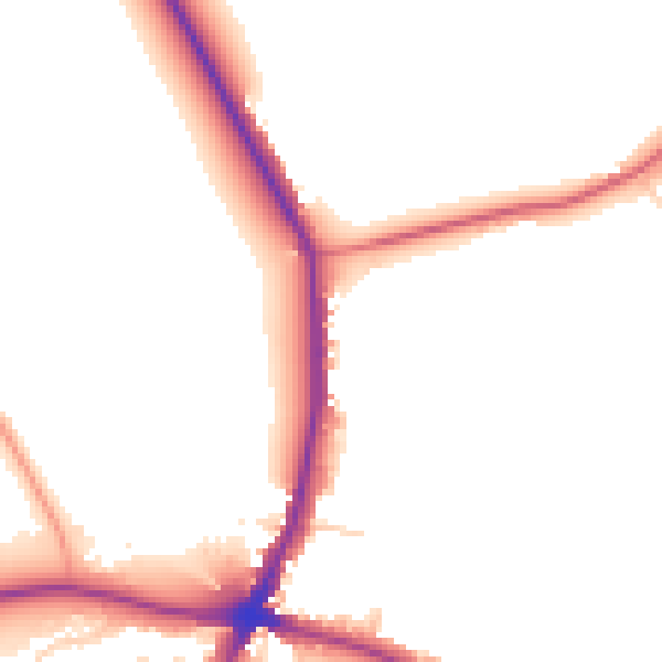 Daytime road noise heatmap for WD6 3EJ