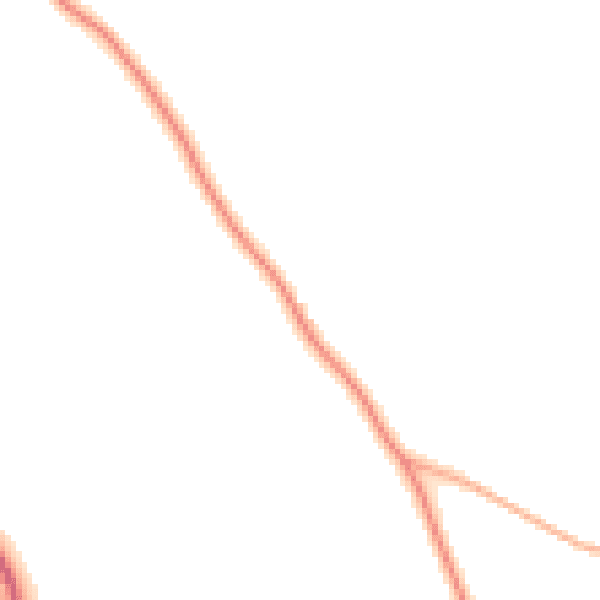Daytime road noise heatmap for WD6 5PW