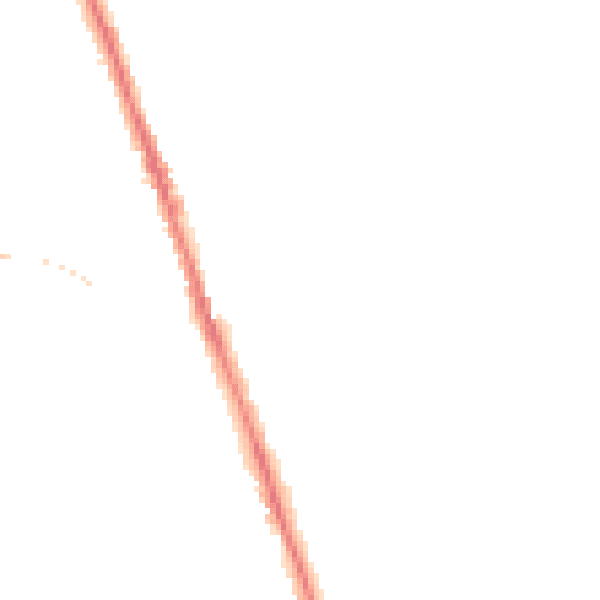 Night-time road noise heatmap for WD7 7AS