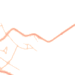 Daytime road noise heatmap for WD7 7BE