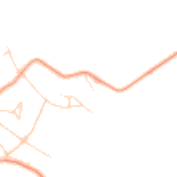 Daytime road noise heatmap for WD7 7BP