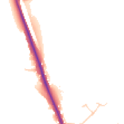 Daytime road noise heatmap for WD7 7DF