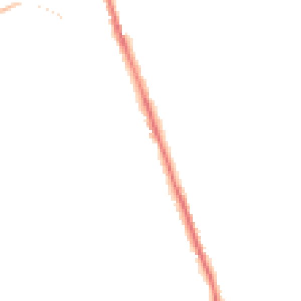 Night-time road noise heatmap for WD7 7JF