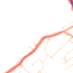 Daytime road noise heatmap for WD7 8LT