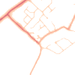 Daytime road noise heatmap for WD7 8PG