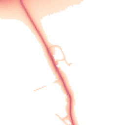 Daytime road noise heatmap for WD7 9AB