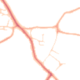 Daytime road noise heatmap for WD7 9BZ