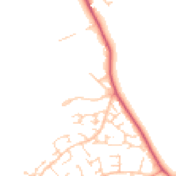 Daytime road noise heatmap for WD7 9DT