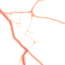Daytime road noise heatmap for WD7 9EQ