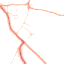 Daytime road noise heatmap for WD7 9ET