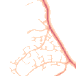 Daytime road noise heatmap for WD7 9HT