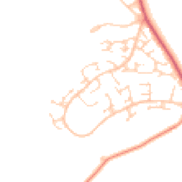 Daytime road noise heatmap for WD7 9JT