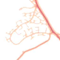 Daytime road noise heatmap for WD7 9LF