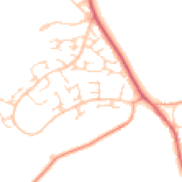Daytime road noise heatmap for WD7 9LH