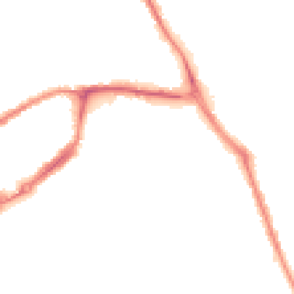 Night-time road noise heatmap for WF10 1BE