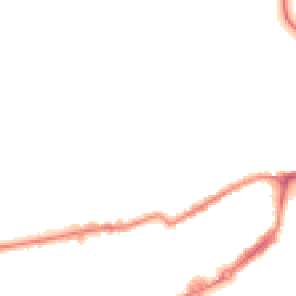 Night-time road noise heatmap for WF10 1BL