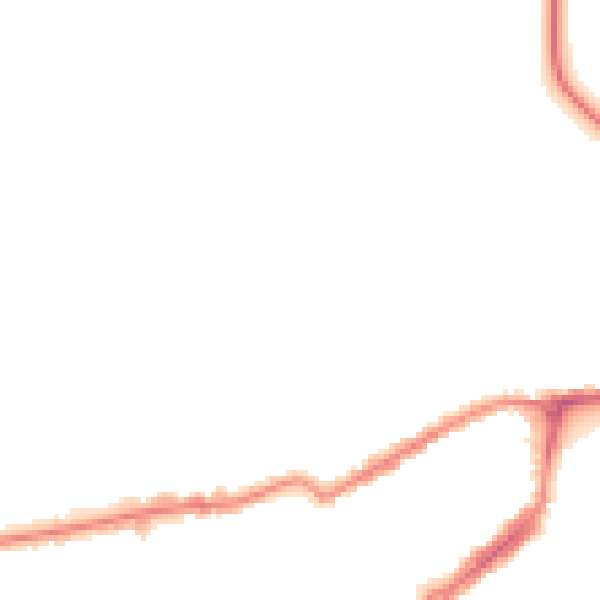 Night-time road noise heatmap for WF10 1BN