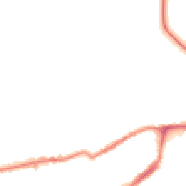Night-time road noise heatmap for WF10 1BS