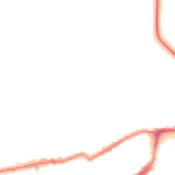 Night-time road noise heatmap for WF10 1BU