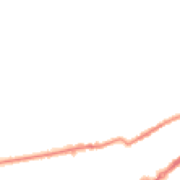 Night-time road noise heatmap for WF10 1EB