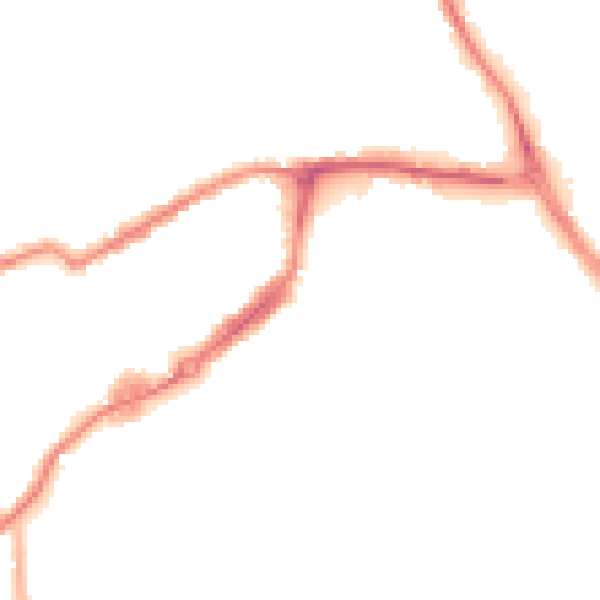 Night-time road noise heatmap for WF10 1EF