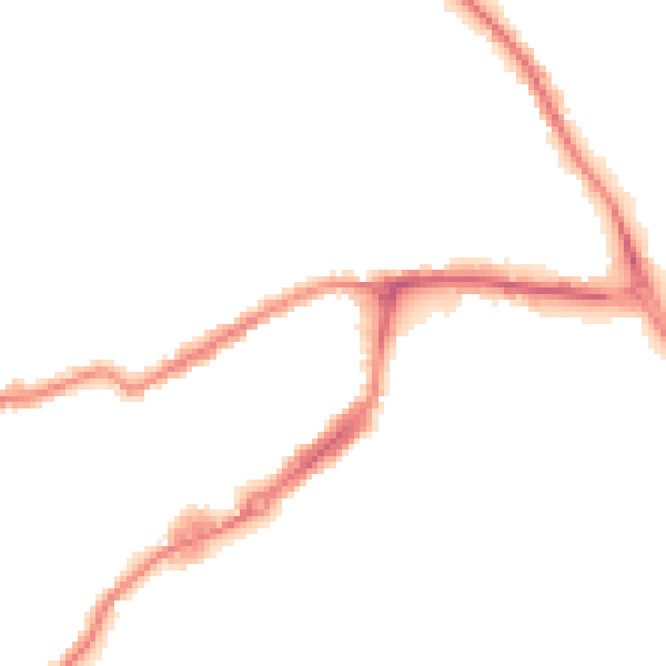Night-time road noise heatmap for WF10 1EX