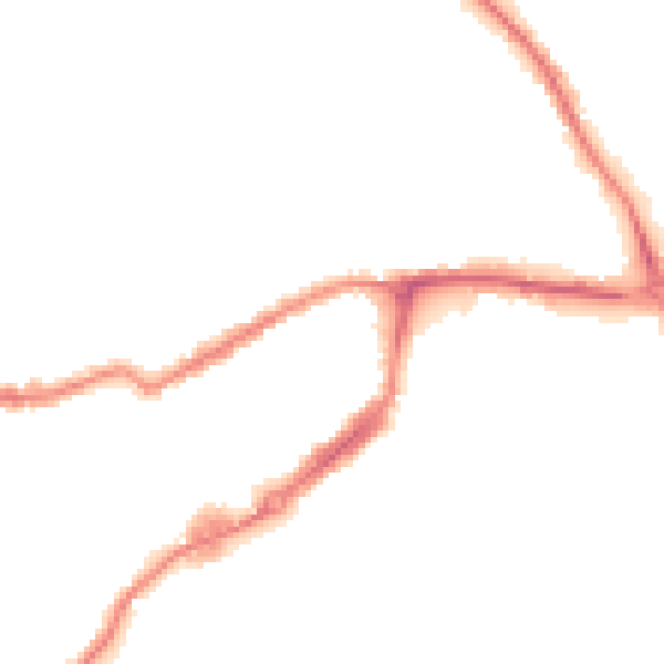 Night-time road noise heatmap for WF10 1EY