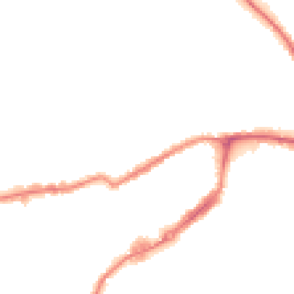 Night-time road noise heatmap for WF10 1FD