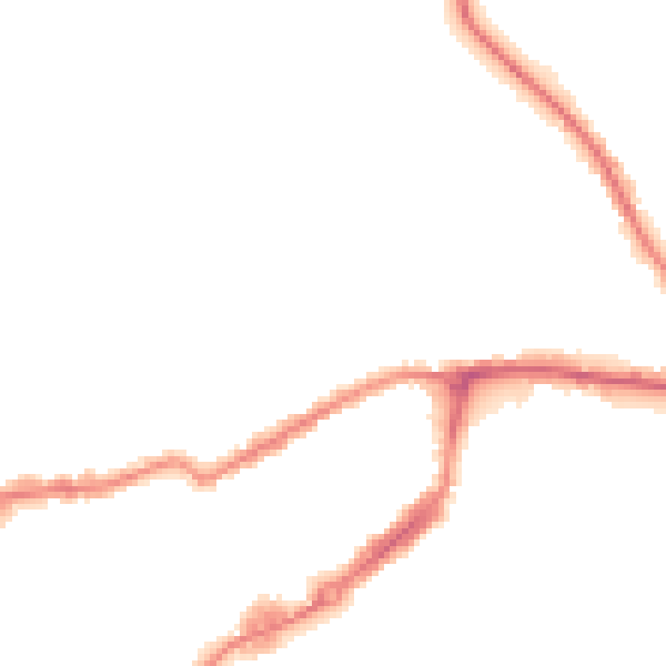 Night-time road noise heatmap for WF10 1FG