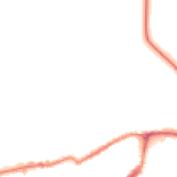 Night-time road noise heatmap for WF10 1FR