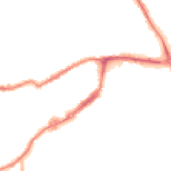 Night-time road noise heatmap for WF10 1LD