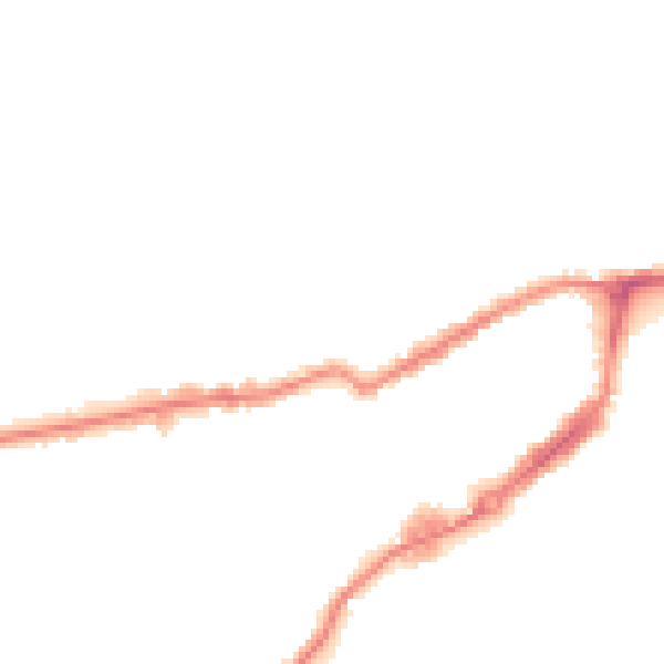 Night-time road noise heatmap for WF10 1LU
