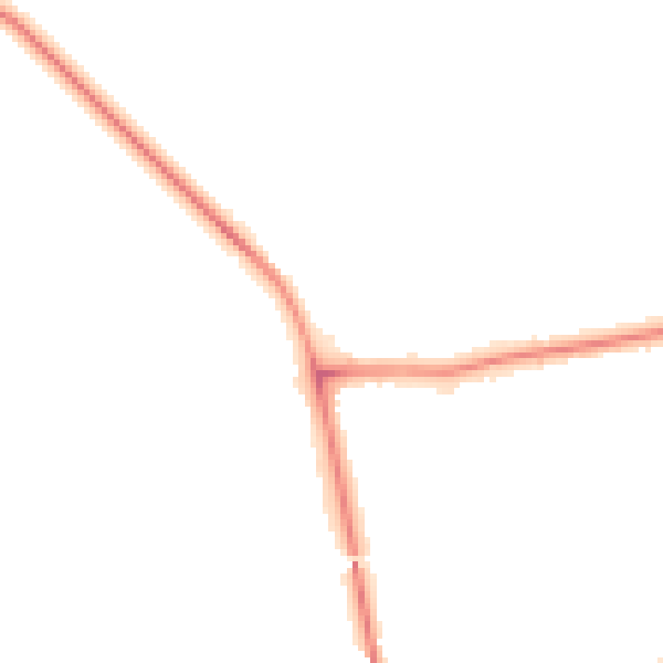 Night-time road noise heatmap for WF10 1PQ