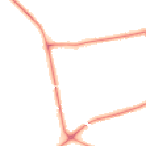 Night-time road noise heatmap for WF10 1PU
