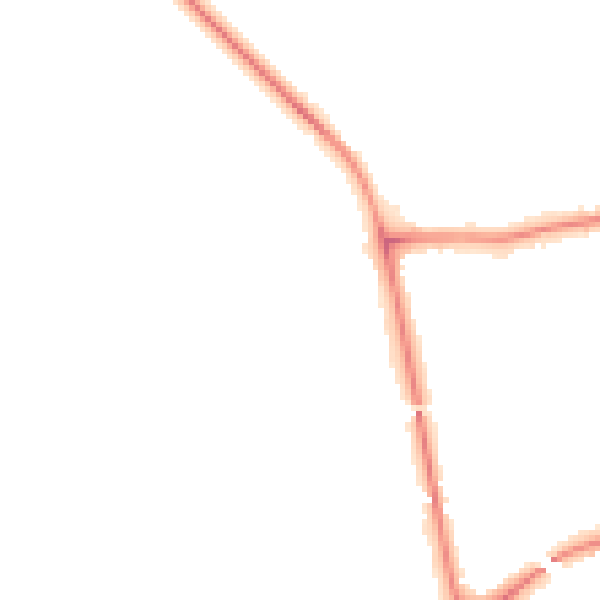 Night-time road noise heatmap for WF10 1QD