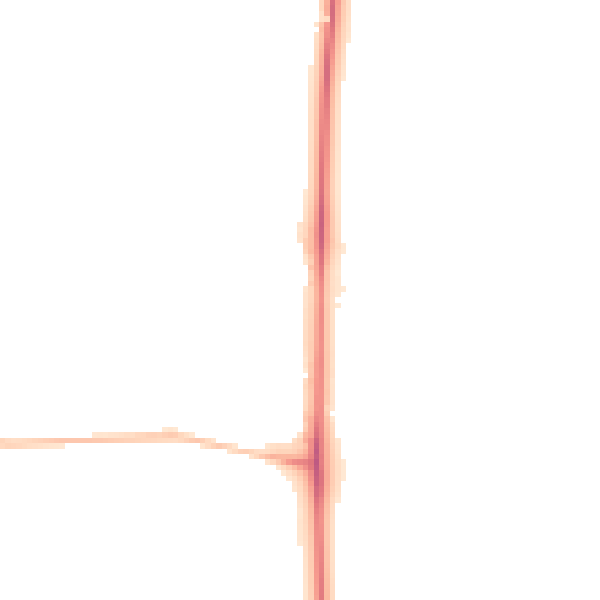 Night-time road noise heatmap for WF10 2AW