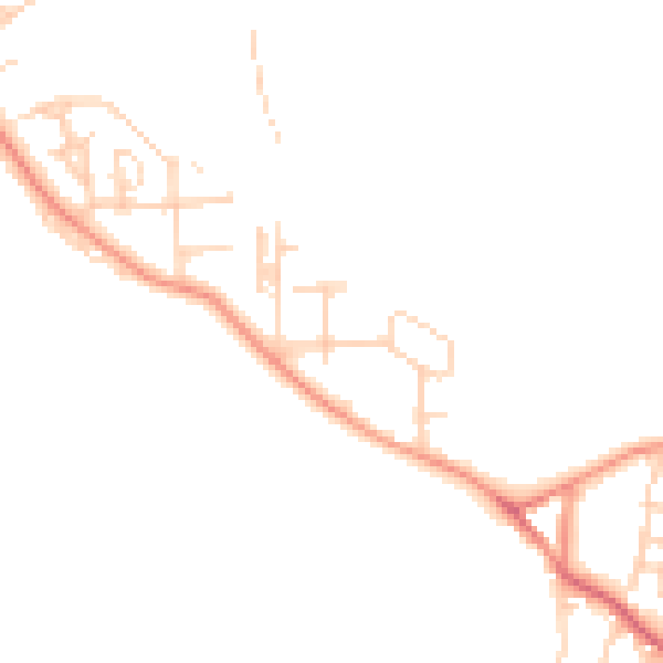 Daytime road noise heatmap for WF10 2DS